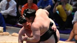炎鵬が勝ち越し懸け千秋楽へ「何が何でも勝ちたい」西ノ龍を寄り切り７勝目で星五分に