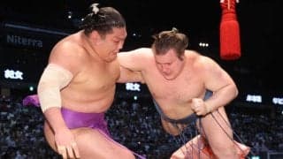 安青錦がＶ王手、尊富士を寄り倒しで退ける　不戦勝の大関霧島と同星対決制した熱海富士が１差で千秋楽へ