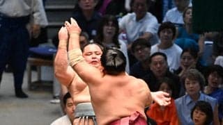 まるでマトリックス…琴勝峰、土俵際で驚異の粘り「琴マトリックス」「キアヌかと思たら琴勝峰」
