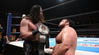 【新日本】OSKARがウルフアロンを絞め落とし勝利、屈辱のウルフはバックステージに姿見せず