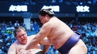 獅司、狼雅に寄り倒され初の敢闘賞逃すも…「お疲れさまでした」自分に言うように今場所を締めた