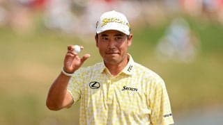 松山英樹はチップインイーグル締め「64」で15戦ぶりトップ3 コイヴン初V