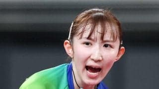 【卓球】２冠早田ひなに「さすが逆転の早田！」「さすがにダブルスの女王と言われるゆえん」