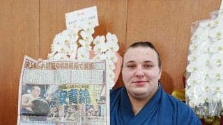 安青錦「ショックだった」左足親指負傷　一夜明け会見で明かした不安と貫いた自分らしさの相撲