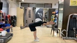 ゴルフスイング中の起き上がりを防ぐならコレ！前屈改善エクササイズ！