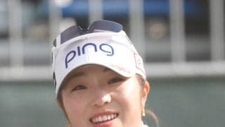 佐久間朱莉が直ドラ失敗、30日開幕の全英女子OPの練習でずっこけ映像公開
