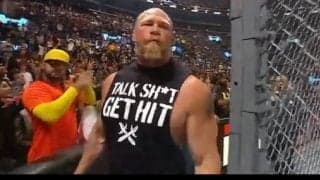 【WWE】ブロック・レスナー、３度目対決のオバ・フェミに神経戦「サマースラムで会おうぜ」