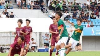【高校サッカー】静岡学園が逆転４強　ＦＷ沢井翼が値千金の同点弾…主将が負傷欠場も「自分がやらないと」…全国総体準々決勝
