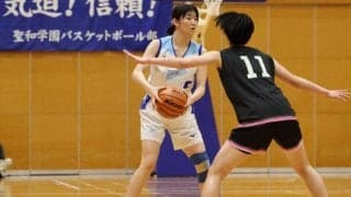 聖和学園が昨冬のリベンジ…卒業した先輩のアドバイスから「冷静にプレーできた」嶋森羽奏は18得点で勝利に貢献