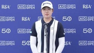 竹田麗央は8位発進「一日を通して落ち着いてプレーできた」