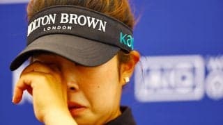 まさかの最終ホール“+4” 前年覇者・山下美夢有が涙の予選落ち「実力の問題」