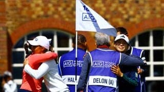 渋野日向子は全英女子4年連続予選落ち 涙こらえて「自分の弱さを感じます」