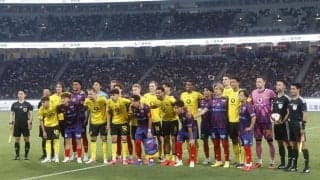 ドルトムント－東京戦に３万2489人　悪天候の中、国立に多くの観客