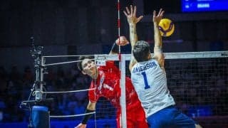【バレー】１３連勝中の日本男子、勝負の米国戦第３セットは２５-２０で奪取　西田有志、石川祐希が大暴れ　２大会ぶりメダルまであと１セット