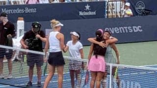 二宮真琴　女子ダブルスで約１年ぶりのツアー優勝ならず　第２シード相手にストレート負けで準優勝