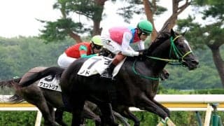 【新潟１Ｒ】ノドゥスが初戦１２着から一変の初Ｖ　三浦皇成騎手「エンジンがかかったところがゴールでした」