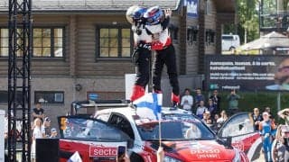 WRCフィンランド：サミ・パヤリが母国戦初優勝。トヨタは表彰台独占