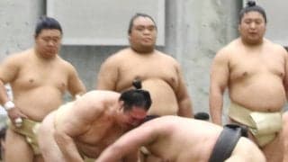 甲府出身の十両・竜電　地元の夏巡業で大歓声「秋場所は十両優勝して幕内に戻る」　高田川親方「精神面と脳みそと鍛えないと」