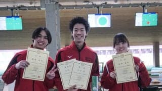 江川がピストル本選２位！萩原、松本も入賞「自分の撃ち方極めて」—日本学生選抜スポーツ射撃競技大会