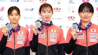 【卓球】18歳張本美和＆カットマン橋本帆乃香がいきなり激突　同学年“ひなみま”も今日初陣