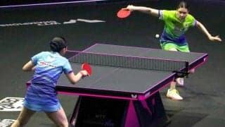 【卓球】カットマン・橋本帆乃香、無念の初戦敗退　世界３位・張本美和にフルゲームの熱戦も逆転負け…ＷＴＴチャンピオンズ横浜