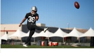 【アメフト】NFLレイダース新人キッカー松澤寛政、定位置争い奮闘　公式サイト「本物の競争」