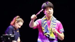 【卓球】篠塚大登が日本勢１番手で８強進出「切り替えることができた」逆転で快勝