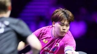 【卓球】世界３位・松島輝空、ストレート勝ちで８強進出　国民的人気キャラクターからも熱視線を浴びる…ＷＴＴチャンピオンズ横浜