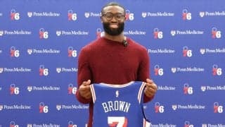 【NBA】今季からレブロンと共闘、76ers加入のジェイレン・ブラウンが本音を吐露　トレード通告を受けた時は「スマホを放り投げた」