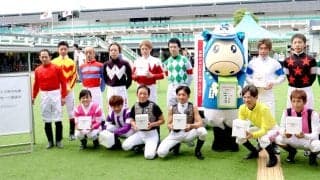 【阪神アーバン競馬】兵庫県騎手会の小谷周平会長ら騎手１６人が「令和８年熊本地震」被災者支援へ募金活動