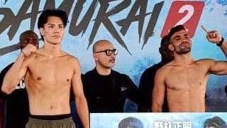 【ONE】シアサラニがフェイスオフで海人を小突いて臨戦態勢、海人は「倒して勝つだけです」