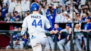 ドジャース　パヘスが勝ち越しの１９号弾！佐々木朗希の好投に報いる一撃　前回登板時にミス→ベンチで謝罪　連敗ストップへ大きな１点