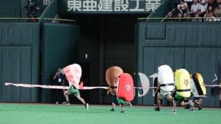 【巨人】“フライング事件”はすしレース史に刻まれる事件簿に？マグロがＷフライングもエビ制す