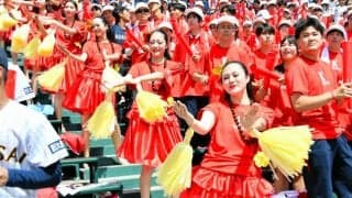 甲子園初勝利の福島・東日大昌平　アルプス席の「フラガール」も笑顔