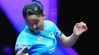 【卓球】張本美和、第1ゲーム先取！６連続得点などで突き放し最後は11－5