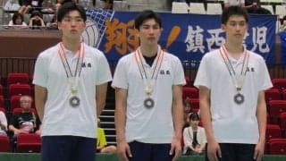 鎮西・一ノ瀬漣、総体準優勝も「目標の春高優勝へ成長できる」／バレー