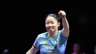 【卓球】張本美和が４強入り！　パリ五輪４位の韓国エースを４-１で下す　この後、兄・智和が登場…ＷＴＴチャンピオンズ横浜
