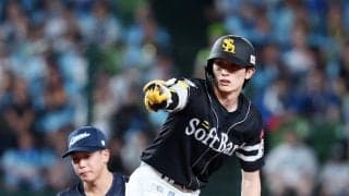 【ソフトバンク】「足が速いのは生まれつき」周東佑京　快足を飛ばし左翼前二塁打　一気に得点圏