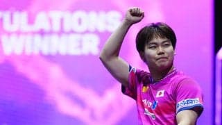 【卓球】松島輝空、逆転４強入り「観客の皆さんのおかげ」最終Gは４点ビハインドから７連続得点