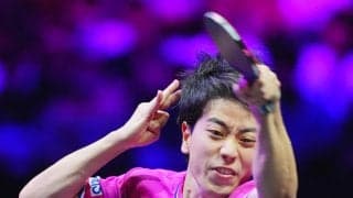 【卓球】篠塚大登「スーパープレー」飛びついて妙技→相手もサムズアップ…五輪銅撃破で４強進出