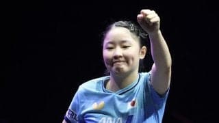 張本美和が４強進出「勝ち切ることができて良かった」　準決勝は中国・王芸迪と対戦