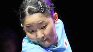 【卓球】張本美和が４強入り　クロミのヘアピン紛失も、ハローキティで勝利「最終日まで残れたのはうれしい」準決勝は中国勢と激突