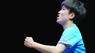 【卓球】張本智和、大逆転で第２ゲーム連取！０－７の窮地から９連続得点でひっくり返し11－9