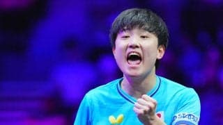 【卓球】張本智和「張本劇場」で難敵にストレート勝利！ゲームカウント４－０で準決勝進出決める