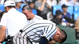 【甲子園】白樺学園・後藤健「間があいて…」けん制アウトがビデオ検証で一転…決勝打浴び涙
