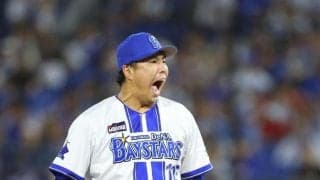 ＤｅＮＡ・馬場が移籍後初登板で初勝利　背番号１１５ユニでお立ち台へ「しびれる場面だったんでドキドキしました」とはにかむ　１７年阪神ドラ１右腕