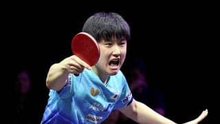 【卓球】張本智和が２連覇へ４強！　フランス兄弟のＡ・ルブランに４-０　第２Ｇは０-７から大逆転　妹・美和も勝って兄妹Ｖへあと２勝…ＷＴＴチャンピオンズ横浜