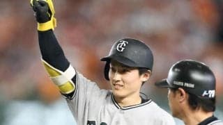 巨人・浦田　照れ笑いのマリオジャンプ　２打席連続適時打含む３安打３打点の大暴れ
