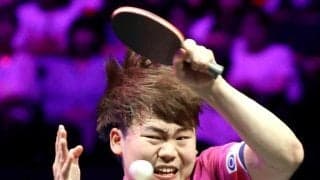 卓球男子・松島輝空４強！フルセット激闘制す　７連続得点で大逆転「なんとか食らいついた」声援にも感謝