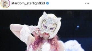 「肉体美最高！」人気女子レスラーが覆面外して上腕二頭筋強調　後ろ姿にもファン騒然「良い背中」「キレイな逆三角形」